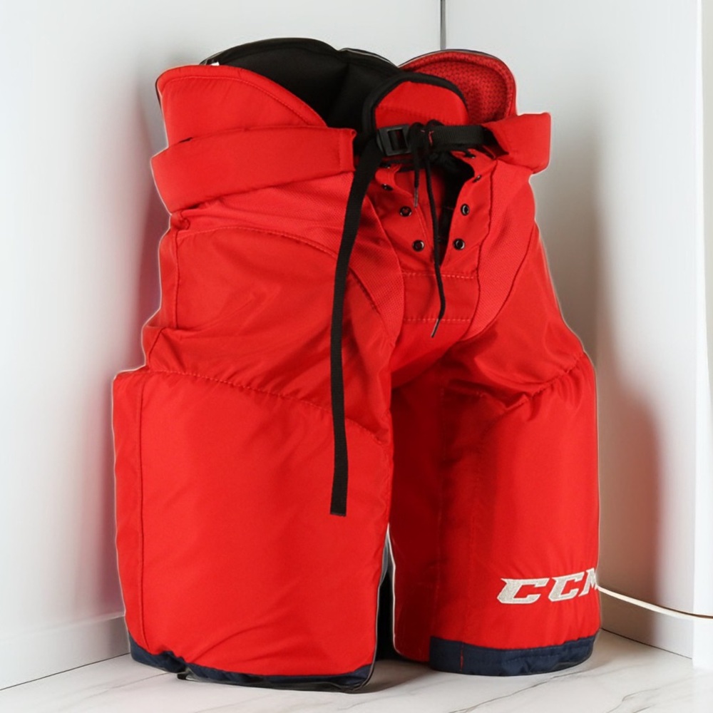CCM Red Hockey Protective Gear